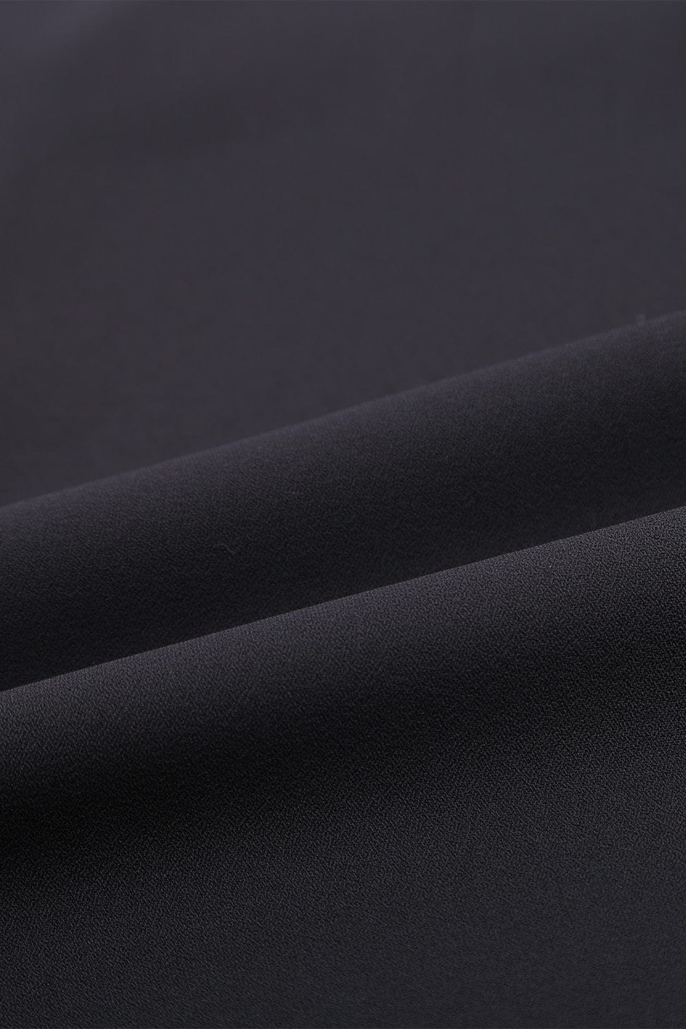 Eternal Black Tie-Front Ruffle Sleeve Blouse