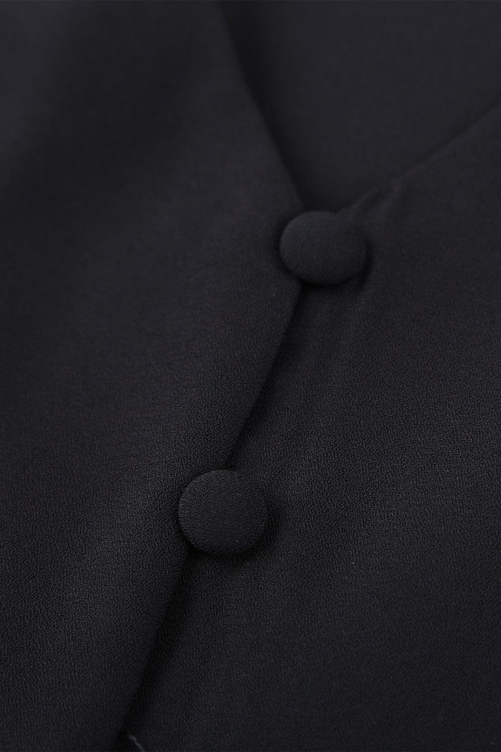 Eternal Black Tie-Front Ruffle Sleeve Blouse