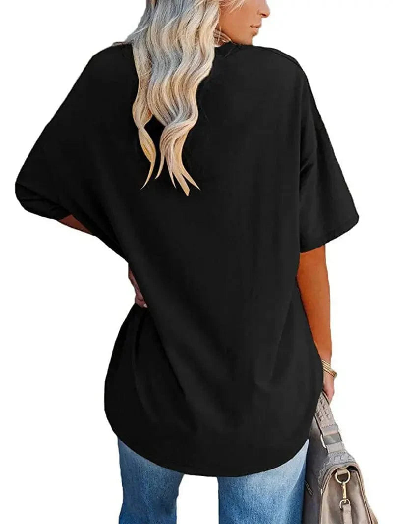 Everyday Women's Oversized Crew Neck T-shirt with Short Sleeves