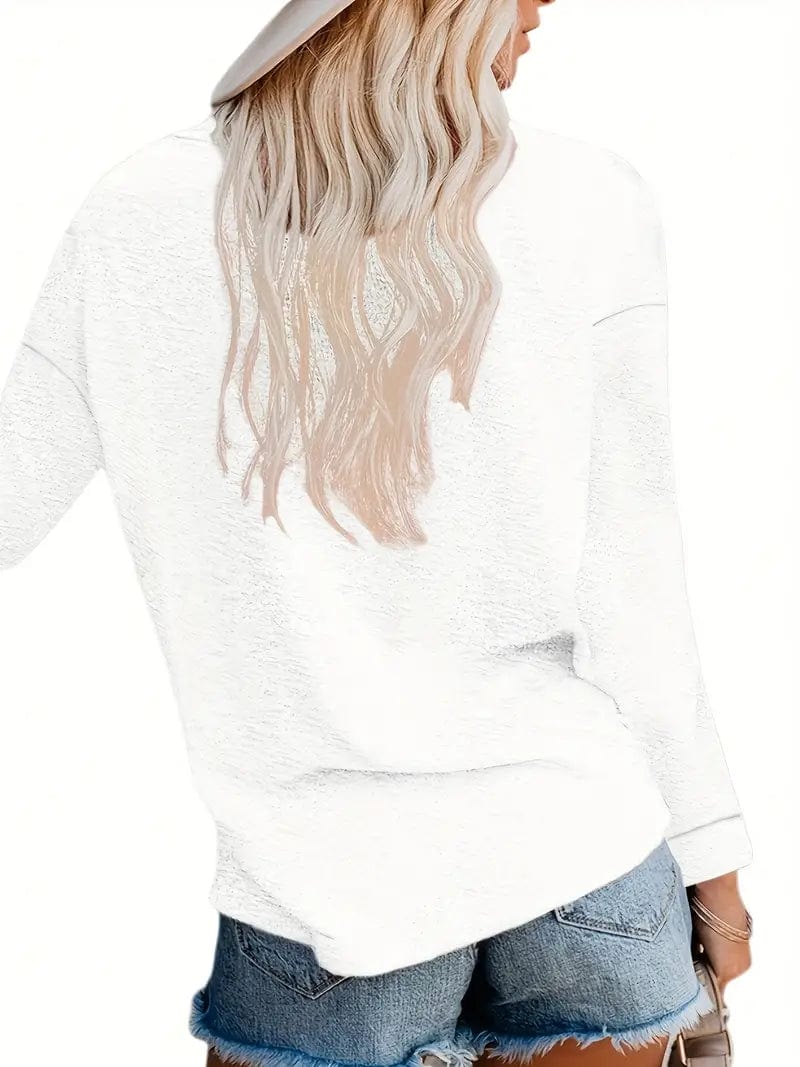 Everyday Women's Solid T-Shirt with Long Sleeves