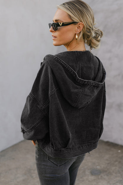 black denim jacket
