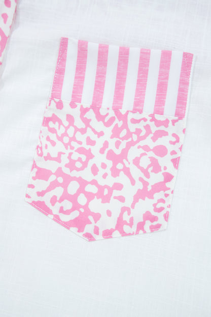 leopard striped shirt