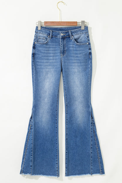 blue flare jeans