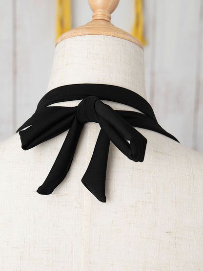 Black Mesh Crisscross Halter One-Piece Swimsuit with Sheer Inserts