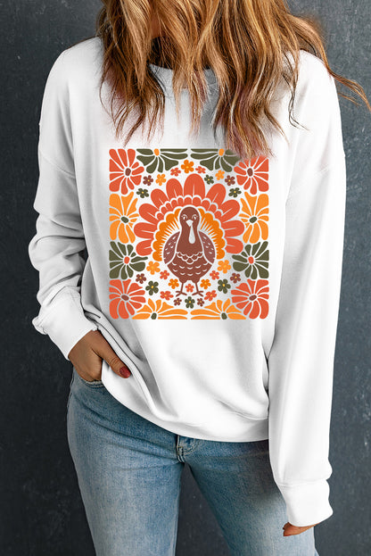 thanksgiving graphic sweatshirt