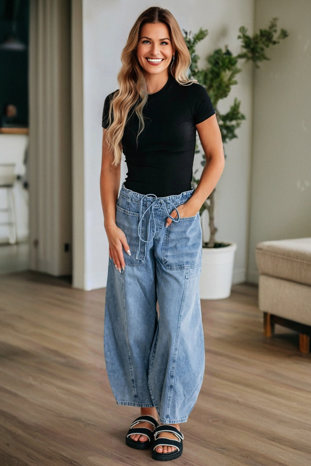 barrel jeans for women