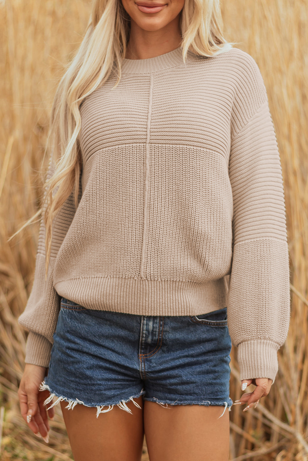 womens puff sleeve sweater