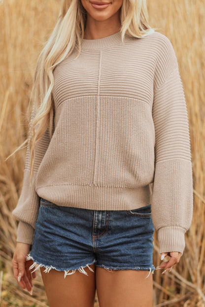 womens puff sleeve sweater