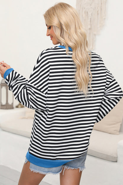 striped sweatshirt