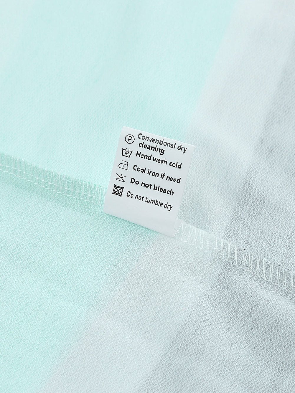 Green Striped Pullover Hooded Sweatshirt