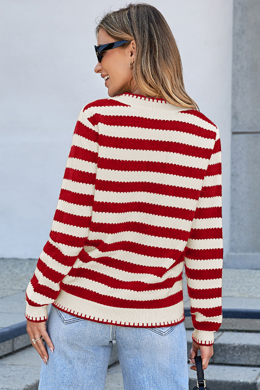striped cardigan womens
