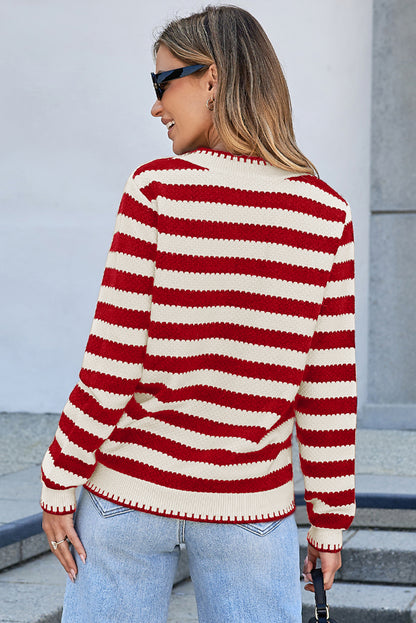 striped cardigan womens