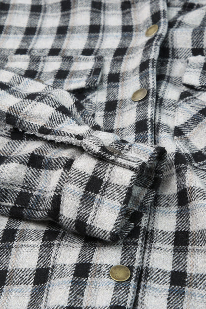 plaid shacket for women