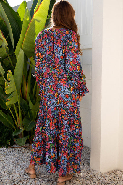 floral long dress