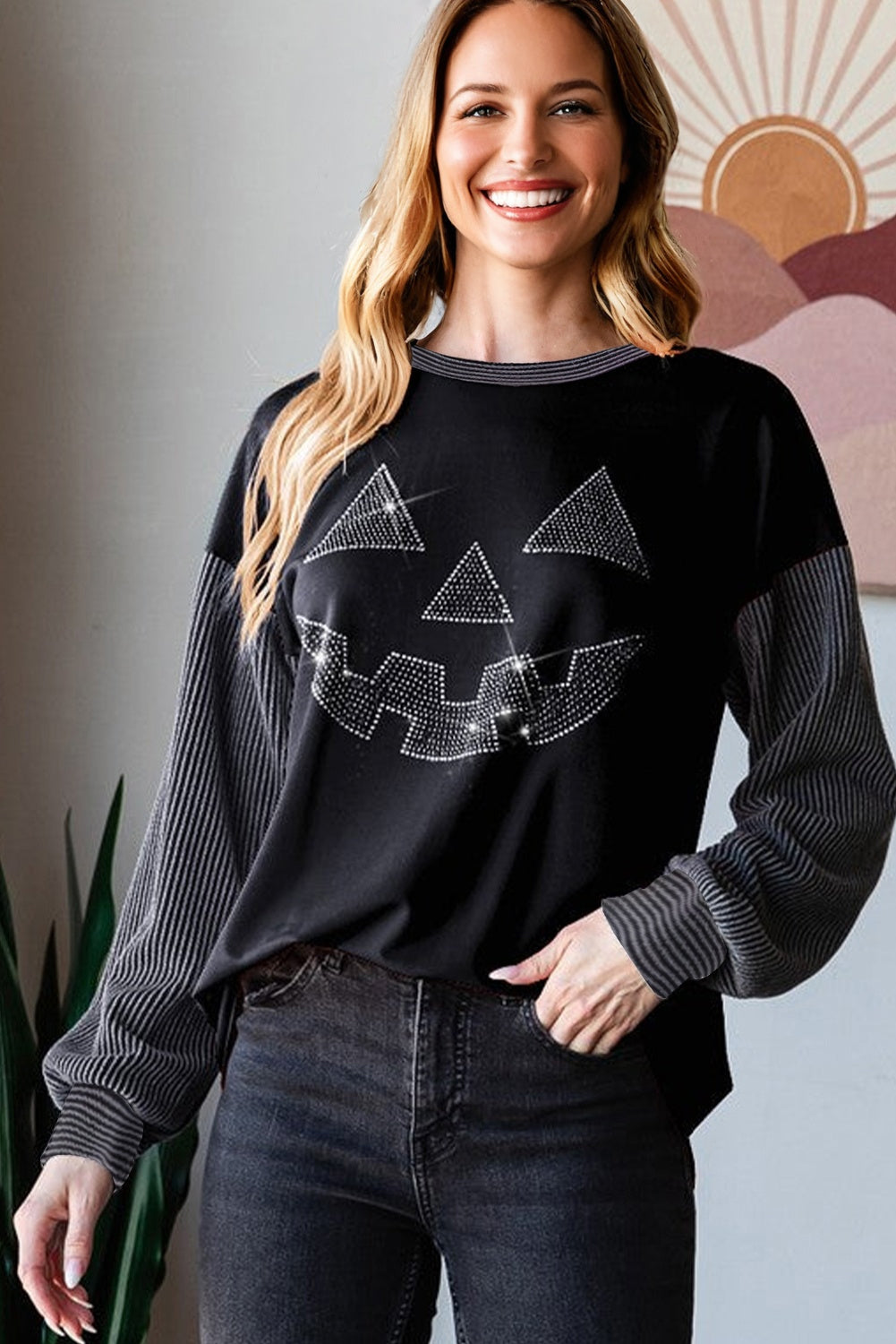 black halloween top