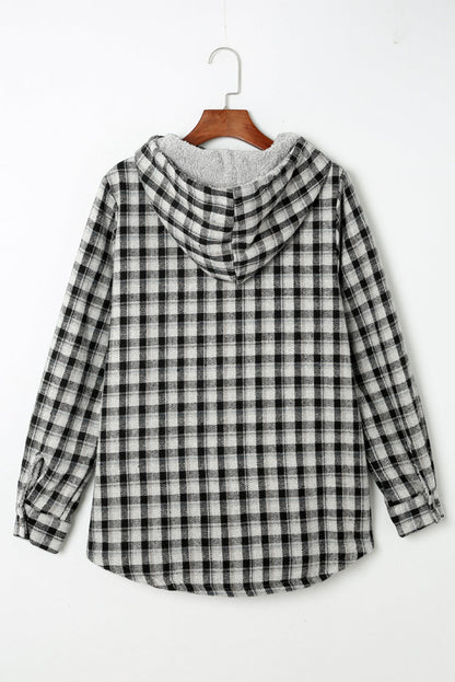plaid shacket for women