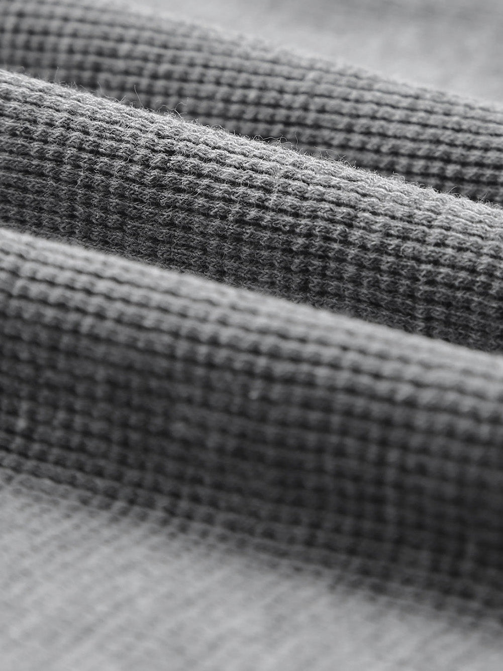 Elegant Black Waffle Knit Button-Up Top