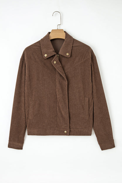zip up corduroy jacket