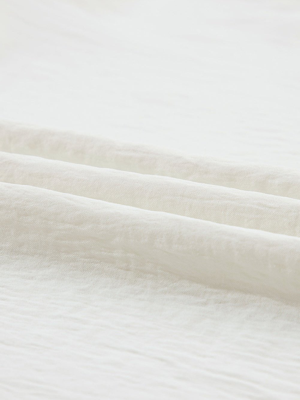 Elegant White Bubble Sleeve Ruffle Blouse