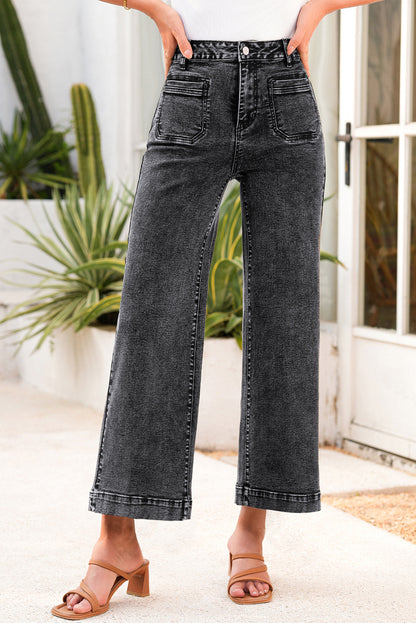 straight leg loose jeans