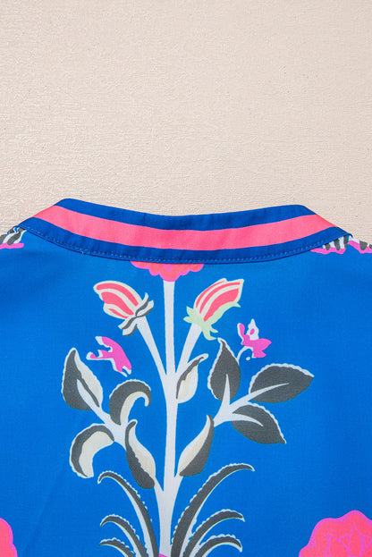 floral blouse for women