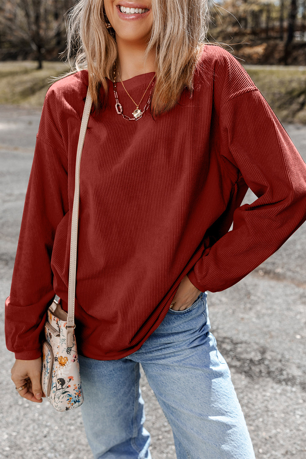 womens oversized sweatshirt