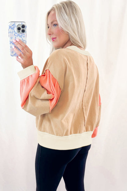 patchwork sweatshirt