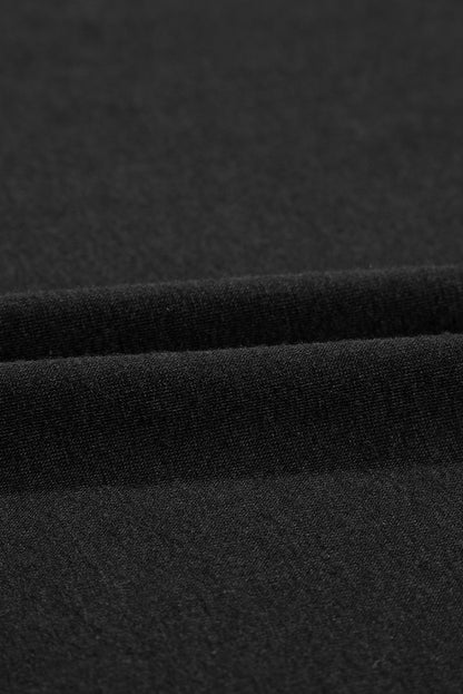 Elegant Black Wrap Style Beach Cover-Up with Spaghetti Straps