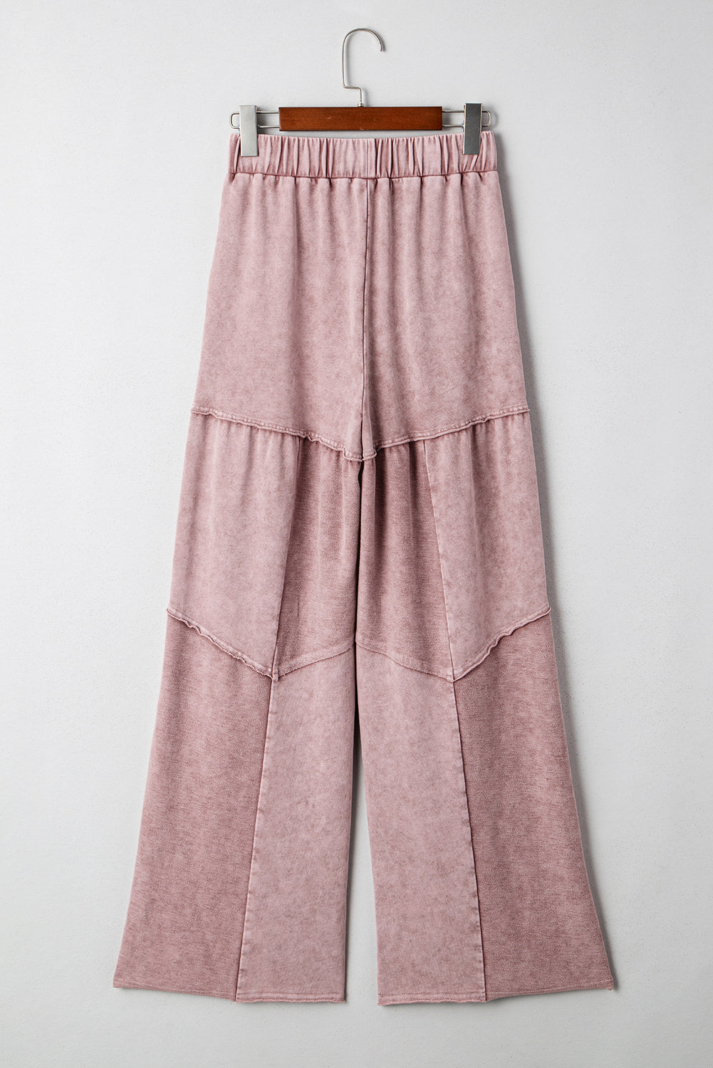 wide leg patchwork pants