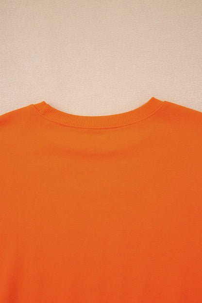 varsity sweatshirt skirt set