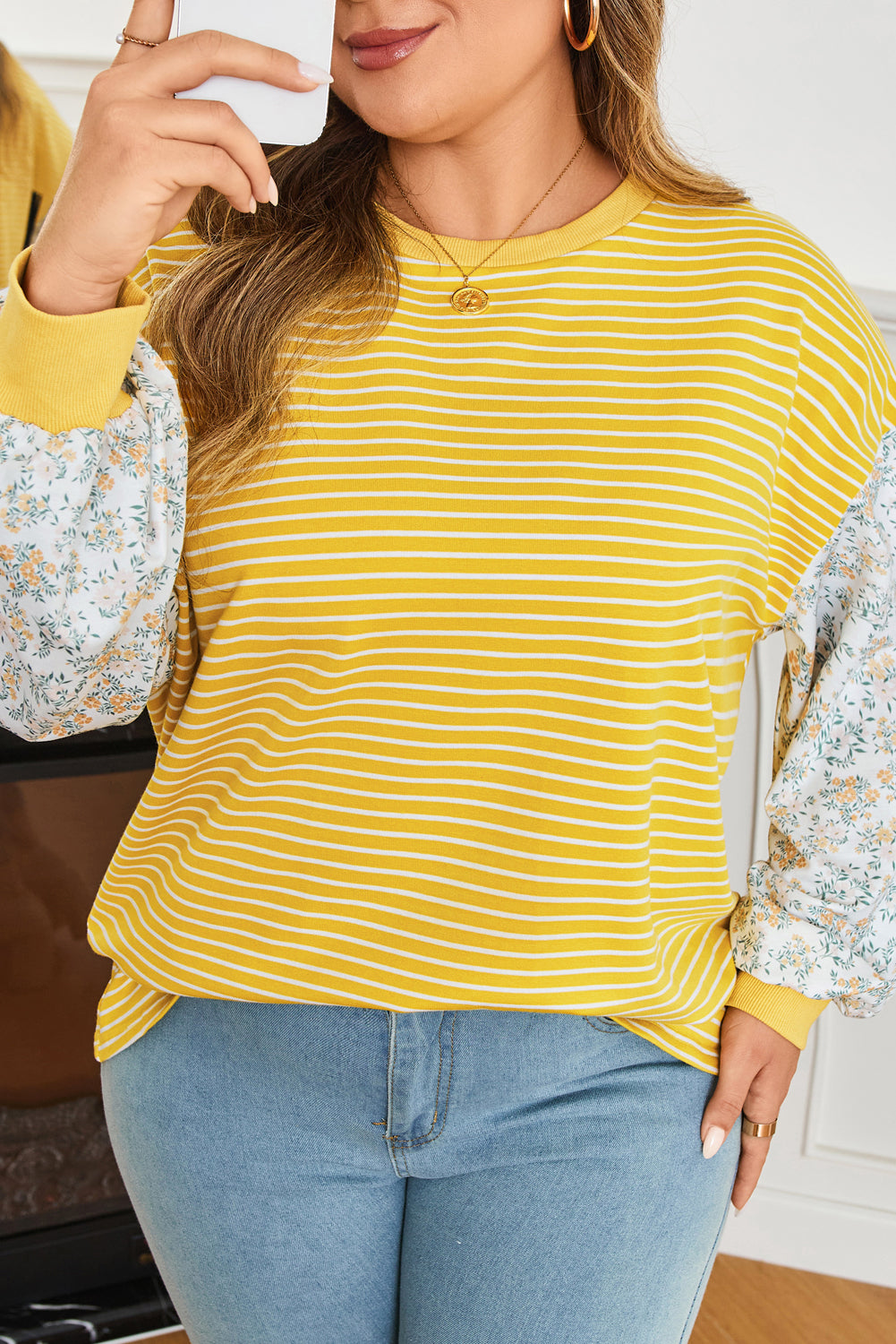 plus size long sleeve top