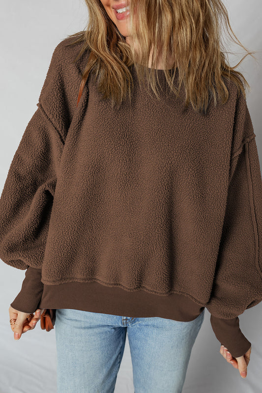 fleece winter sweatshirt