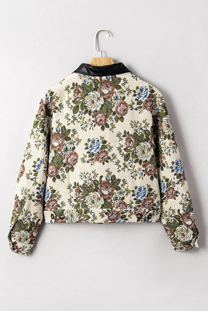 vintage floral jacket