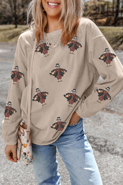 thanksgiving graphic sweatshirt