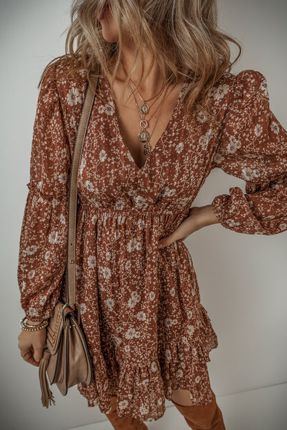 boho floral dress