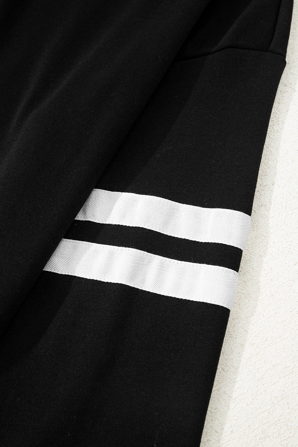 varsity sweatshirt short set