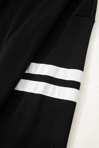 varsity sweatshirt short set