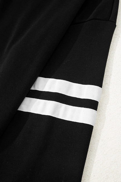 varsity sweatshirt short set