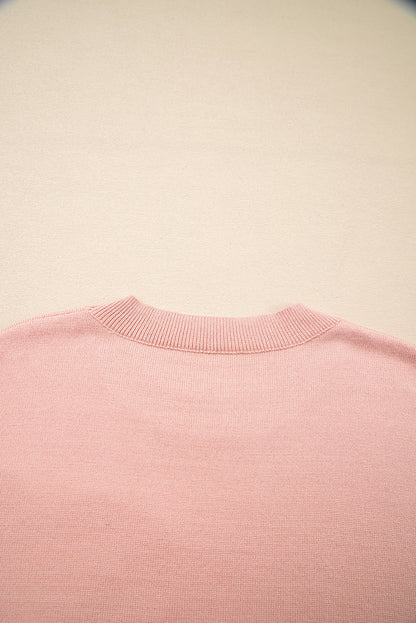 sweater with big flowers