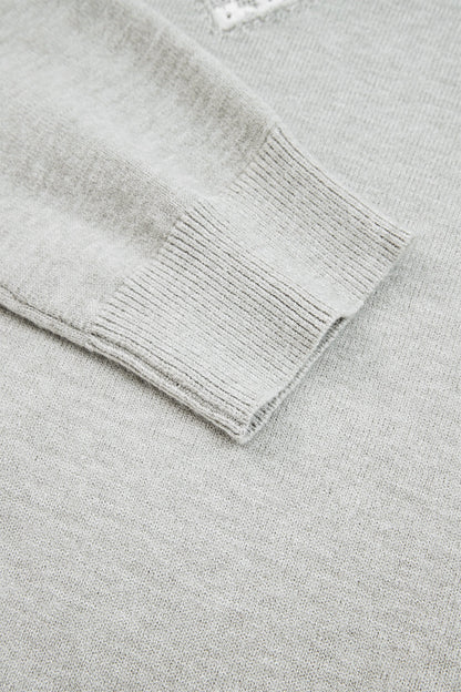 lace patchwork sweater