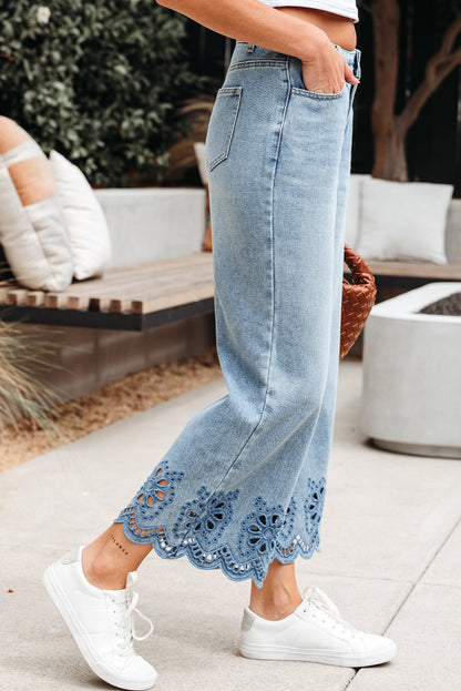 wide leg jeans