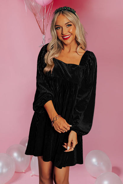 black velvet dress
