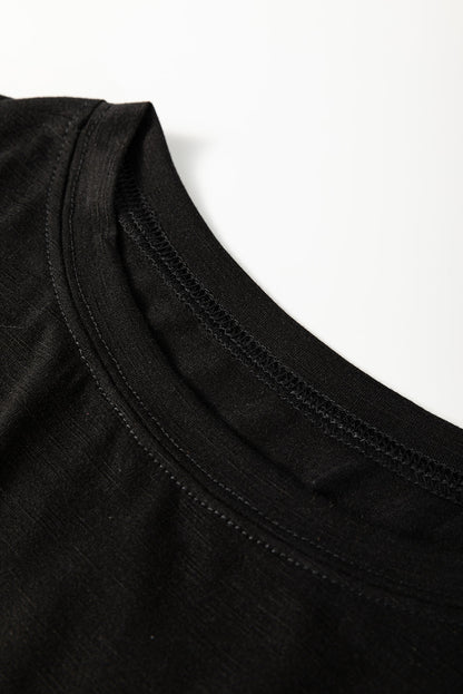 long sleeve patchwork top