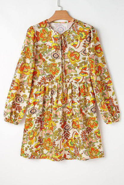 floral mini dress