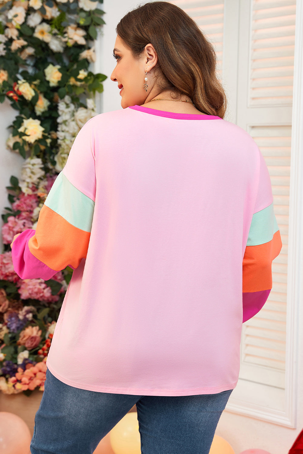 long sleeve plus size top