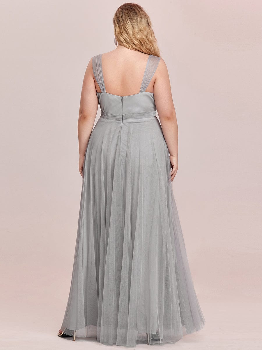 Fairy Princess Tulle Bridesmaid Dress for Plus Size Women at Wholesale Price
