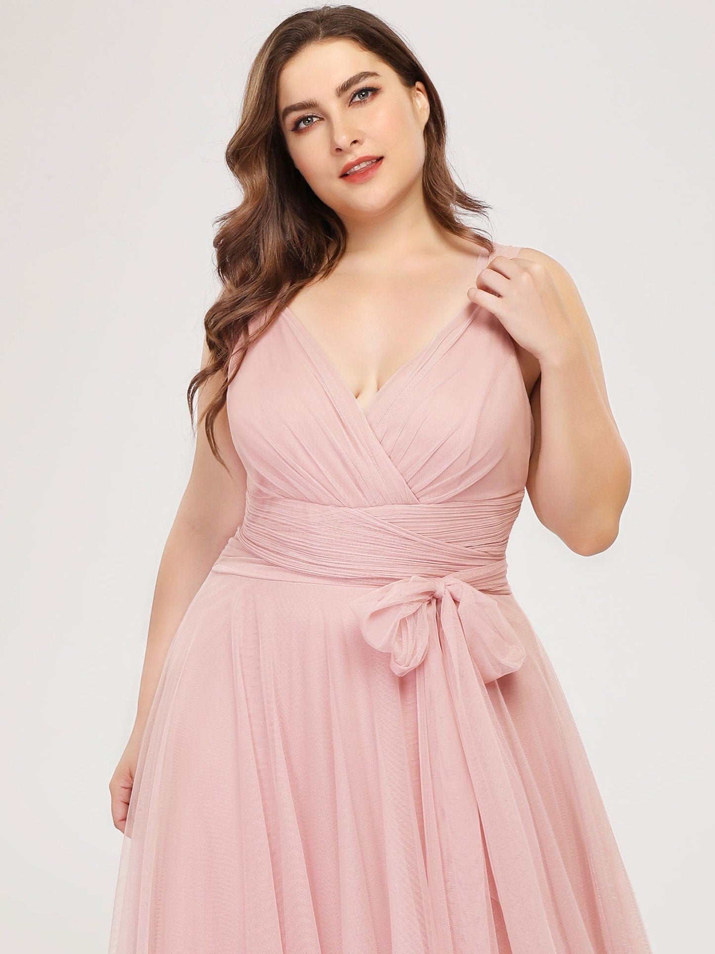 Fairy Princess Tulle Bridesmaid Dress for Plus Size Women at Wholesale Price