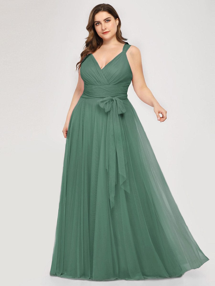 Fairy Princess Tulle Bridesmaid Dress for Plus Size Women at Wholesale Price