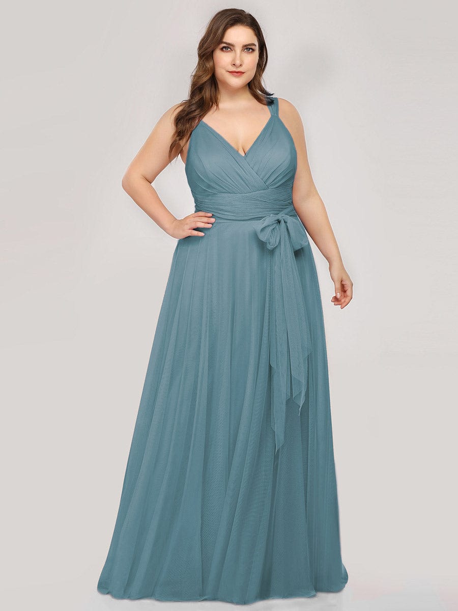 Fairy Princess Tulle Bridesmaid Dress for Plus Size Women at Wholesale Price