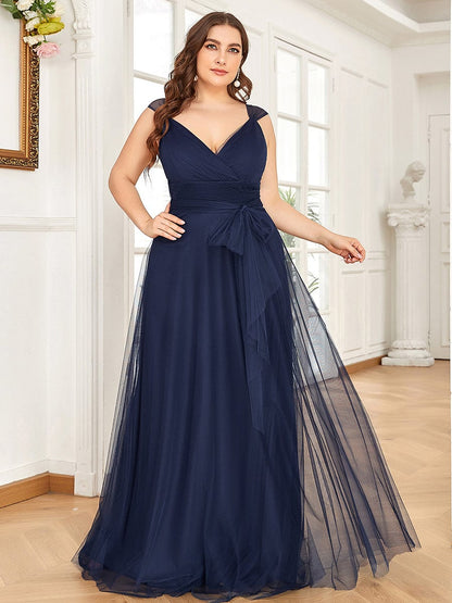 Fairy Princess Tulle Bridesmaid Dress for Plus Size Women at Wholesale Price